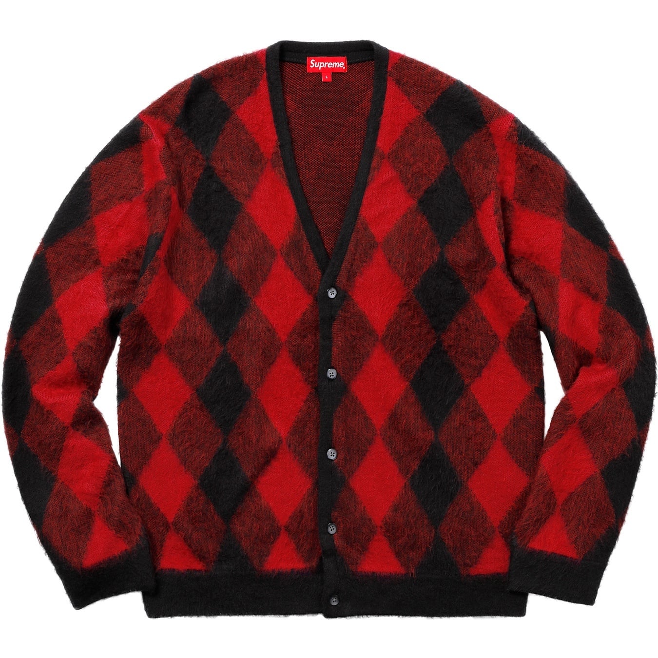 Brushed Argyle Cardigan view 6